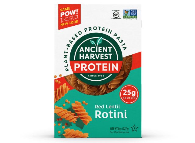 Red lentil ancient harvest protein pasta